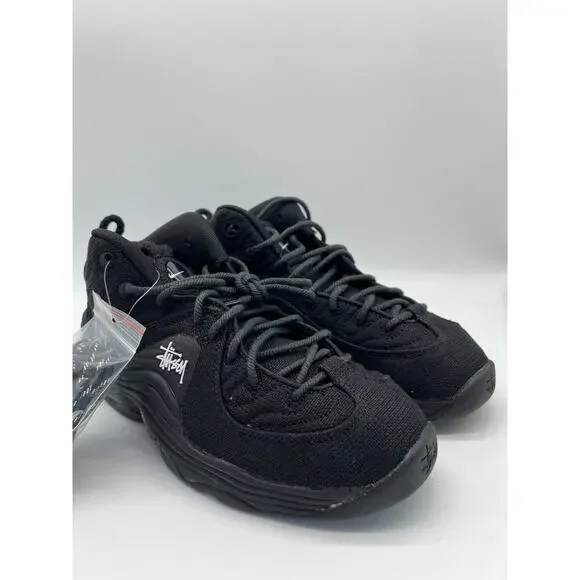 Nike Air Penny 2 Stussy Black Sneakers Shoes DQ5674-001 M8/W9.5 New - Picture 11 of 16